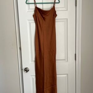 Express satin midi dress